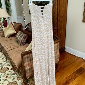 Bebe Strapless Maci Dress